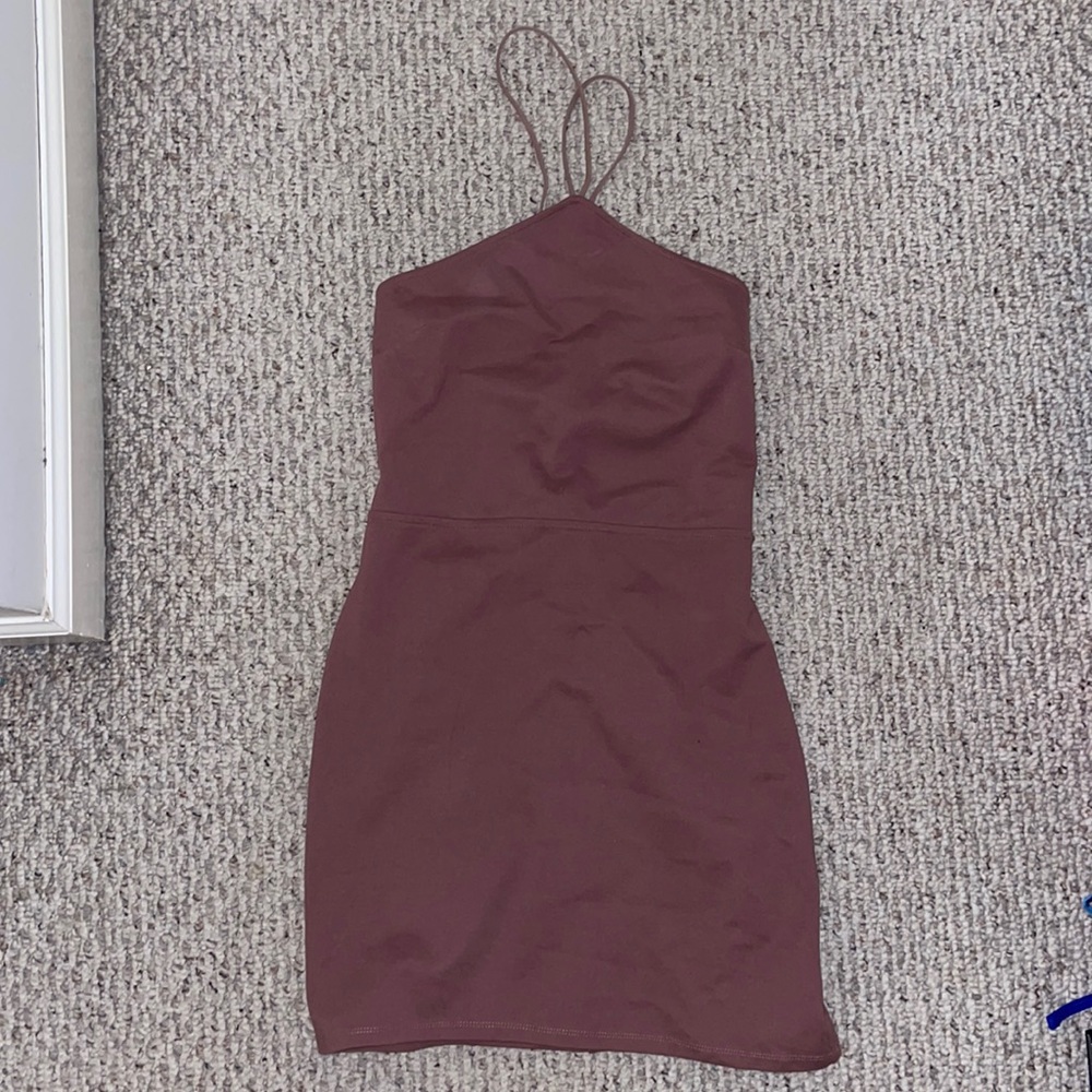 Crisscross straps homecoming body con dress